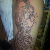 Un tatoo que me enamoro. Tattoo Design project by Javier Serradet - 03.07.2021