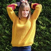 Nuevo proyectoHyggeSweater. Gracias Ali por este curso tan genial . Fiber Arts project by Laura Campos Lorenzo - 03.07.2021