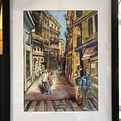 My project in Architectural Sketching with Watercolor and Ink course. Watercolor Painting project by Felipe Esparza - 03.09.2021