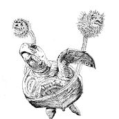 Il mio progetto del corso: Illustrazione surrealista con pennarelli. Projekt z dziedziny  R, sunek atramentem, Ilustracja naturalist i czna użytkownika Luca Marini - 14.03.2021