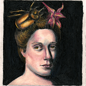 Il mio progetto del corso: Ritratto creativo in chiaroscuro con matita. Fine Arts, Portrait Drawing, and Traditional illustration project by claudiabuxus - 03.07.2021
