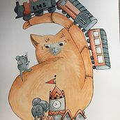 My project in Illustrated Stories: From Idea to Paper course. Un projet de Illustration traditionnelle de debbiemc - 07.03.2021