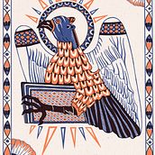 My project in Introduction to Illustrated Printmaking with Procreate course. Projekt z dziedziny R, sunek c, frow, Ilustracja c i frowa użytkownika bluechiselstudio - 08.03.2021