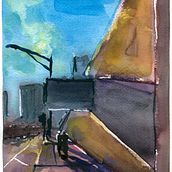 My project in Urban Landscapes in Watercolor course. Un proyecto de Pintura a la acuarela de Simon Cygielski - 07.03.2021
