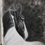 My project in Artistic Charcoal Portraiture: Creating Atmosphere coursea . % Ainsley McPherson tarafından hazırlanan Sanatsal Çizim projesi - 03.08.2021