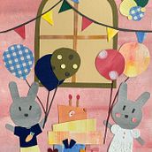My project - A sweet birthday party . Een project van Kinderillustratie y Collage van Jennifer Su - 27.03.2021