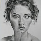 Mi Proyecto del curso: Retrato realista con lápiz de grafito. Projekt z dziedziny Trad, c, jna ilustracja,  Sztuki piękne, Sketching, R, sunek ołówkiem,  R, sunek, Portret, R, sunek realist, czn,  R, sunek art, st, czn, R i sunek anatomiczn użytkownika paloma_ochoa_1 - 08.03.2021