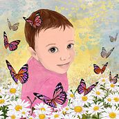 Sofia.Il mio progetto del corso: Tecniche di illustrazione con acquerello digitale. Digital Illustration, Traditional illustration, Watercolor Painting, Portrait Drawing, and Digital Drawing project by Marisa Moretti - 03.08.2021