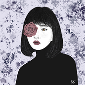 I see roses.. Digital Drawing, and Graphic Design project by Ana Amarante - 03.08.2021