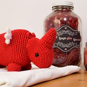 Mi Rinoceronte del curso. Crochet project by erii_ss - 03.08.2021