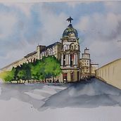 Mi Proyecto del curso: Paisajes urbanos en acuarela . % prsgiron tarafından hazırlanan Sanatsal Çizim projesi - 03.11.2021