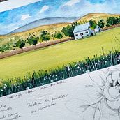 Mi Proyecto del curso: Cuaderno de viaje en acuarela. Traditional illustration project by Luli Oliva - 03.12.2021