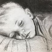 My project in Artistic Charcoal Portraiture: Creating Atmosphere course. Desenho de retrato projeto de Kristie Willats - 06.03.2021