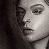Mi Proyecto del curso: Retrato artístico al carboncillo: creando atmósferas. Artistic Drawing, Portrait Drawing, and Traditional illustration project by Elvia De La Torre - 03.09.2021