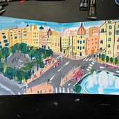 My project in Pictorial Sketchbook with Gouache course. Un proyecto de Ilustración tradicional de Tracy - 09.03.2021