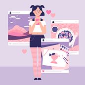 Freepik Favorites. Projekt z dziedziny Projektowanie postaci, Trad, c, jna ilustracja i Grafika wektorowa użytkownika Carolina Valtuille - 09.03.2021