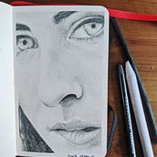 My project in Artistic Charcoal Portraiture: Creating Atmosphere course. Sketching project by Aaqib Ansari - 03.09.2021