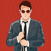 Matt Murdock. Un projet de Design , Conception numérique, Illustration numérique et Illustration vectorielle de corrida - 29.01.2021