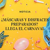 NOTICIA: ¿Máscaras y disfraces preparados? Llega el carnaval. Communication project by Barbara Górowska - 02.20.2020