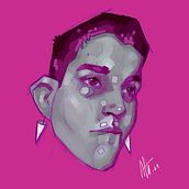 Digital Portraits. Fine Arts, Digital Drawing, Editorial Illustration, and Traditional illustration project by Ana Coco - 03.10.2021