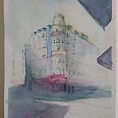 Novo projeto: curso desenho arquitetônico com aquarela e tinta . % Giovanna Salvador tarafından hazırlanan Sulubo, Ve a Resim projesi - 03.10.2021