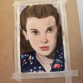 Nuevo proyecto: retrato en acuarela.  project by ainasm - 03.10.2021