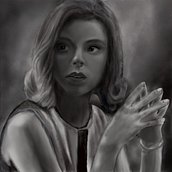 Mi Proyecto del curso: Retrato artístico al carboncillo: creando atmósferas. Un proyecto de Dibujo digital de monicajoan - 10.03.2021