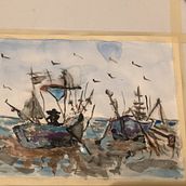 Mi Proyecto del curso: Paisajes urbanos en acuarela. Pintura em aquarela projeto de Francisco Martinez - 10.03.2021