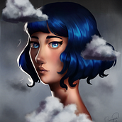 Meu projeto do curso: Retrato digital no Photoshop com um toque de fantasia. Traditional illustration project by Henrique Sousa - 03.10.2021