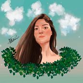 Meu projeto do curso: Retrato digital no Photoshop com um toque de fantasia. Digital Illustration project by Ingrid Medeiros - 03.10.2021