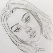 Dibujos retratos a lápiz. Un proyecto de Dibujo, Dibujo a lápiz, Dibujo artístico, Dibujo de Retrato y Dibujo realista de Adriana Diaz C. - 11.03.2021