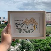 Shepherd on the mountains  Ein Projekt aus dem Bereich Stickerei von Dawn Seow - 01.02.2021