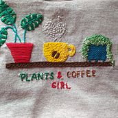 My project in Basic Embroidery Techniques: T-shirt . Un projet de Broderie de Petra Vaněčková - 11.03.2021