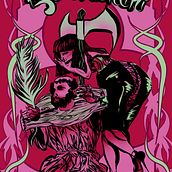 St. Valeentine card. Digital Illustration, and Traditional illustration project by Rhea Vasilissa - 02.14.2021