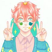 Safu-chan soft colors. Drawing, Artistic Drawing, Digital Drawing, Manga, Traditional illustration, and Digital Illustration project by Catalina Navarrete Puebla - 03.09.2021