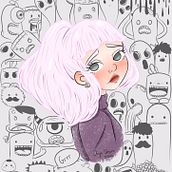 Mi mundo. Digital Illustration project by Dayanira Tapia - 03.11.2021