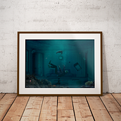 Underwater. Photomontage project by Ines Monteiro - 03.11.2021