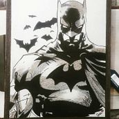 Batman . Un progetto di Fumetto e Disegno di Gau EV - 11.03.2021