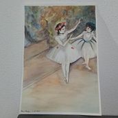 Ballerine in acquarello. Watercolor Painting project by Ilaria Frongia - 03.11.2021