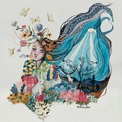 Mein Kursprojekt: Aquarelltechnik für traumhafte Illustrationen . Traditional illustration project by jg - 03.18.2021