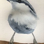 My project in Artistic Watercolor Techniques for Illustrating Birds course. Watercolor Painting project by dham5150 - 03.12.2021