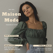 My project in Digital Content for a Fashion and Trend Magazine course Ein Projekt aus dem Bereich Br und ing und Identität von Sosthène Kawen - 12.03.2021