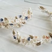 Corona de novia "Ximena". Design, Product Photograph, and Oil Painting project by Vero Huerta Cuellar - 03.12.2021