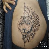 Mi Proyecto del curso: Tatuaje para principiantes. Un progetto di Design di tatuaggi di Alejandra Lopez - 12.03.2021