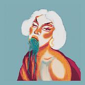 Send Nood-les. Traditional illustration project by Sonali Mukherjee - 10.16.2020