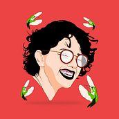 Nuevos elementos en la ilustración . Un projet de Beaux Arts, Art conceptuel, Créativité, Dessin, Dessin artistique, Dessin de portrait, Dessin numérique, Dessin réaliste, Illustration traditionnelle et Illustration numérique de Alex Martinez - 12.03.2021