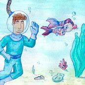ilustraciones acuarelas. Traditional illustration project by Martin Cacu Nuñez - 03.12.2021