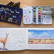 Mi Proyecto del curso: Cuaderno de viaje en acuarela. Naturalistic Illustration, and Watercolor Painting project by Paula Casado Fraga - 03.12.2021