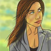 My project in Female Character Portraits in Procreate course. Digital Illustration, Traditional illustration, and Digital Drawing project by Tridib Ghosh - 03.11.2021