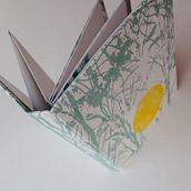 Two projects in Bookbinding of Your Artwork without Folds course. Bookbinding project by Fi Harris - 03.12.2021